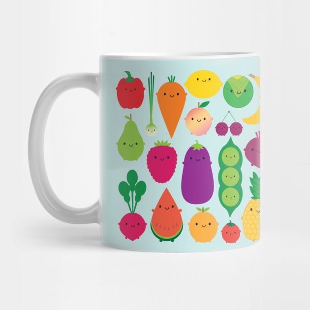 5 A Day Fruit & Vegetables by marcelinesmith